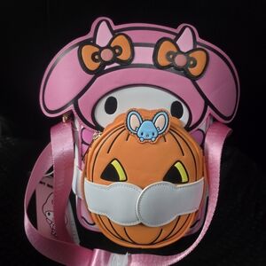 Sanior My Melody Loungefly Pumpkin Crossbody